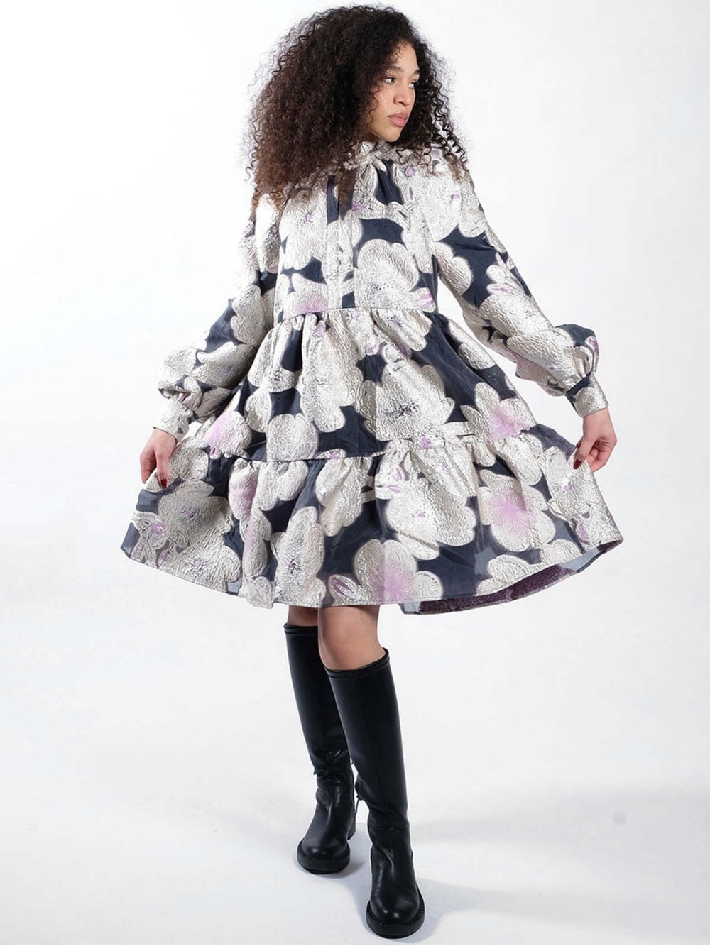 NEW Stine Goya floral jacquard Jasmine mini dress
